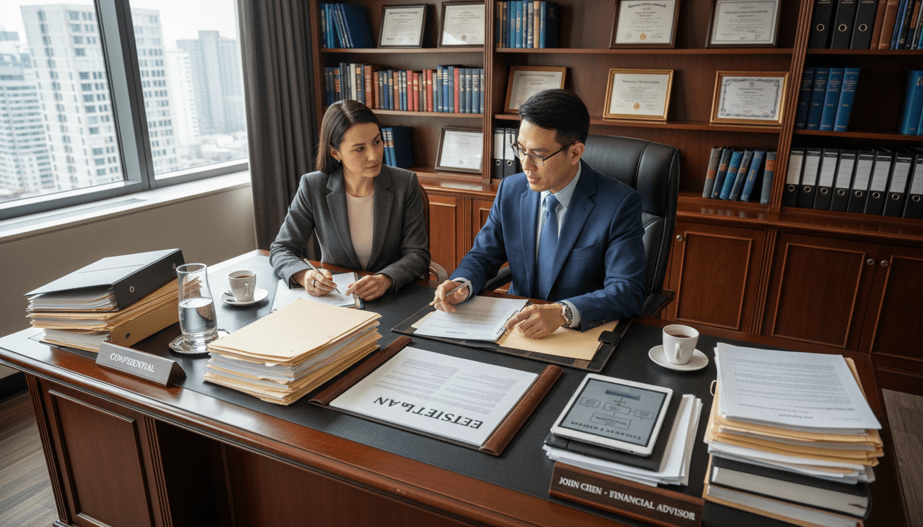 Estate planning consultation with professional guidance