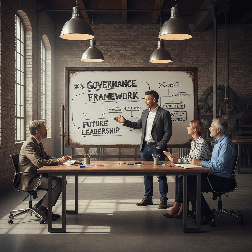 Family office succession planning workshop in session