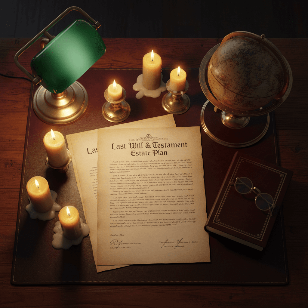 Estate planning documentation arranged for comprehensive review